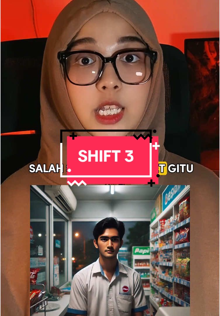 Siapa nih yang pernah kerja bagian shift 3 ?? #diphantom #fypシ゚ #storytelling #horrorstory #scaryvideos 