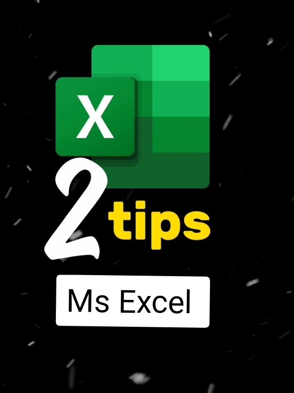 2 tips for microsoft excel ⁉️🤫  #exceltutorial #exceltipsandtricks #microsoexcel #excel #tutorial #instragood #viral #trendingreels #computer #fyp #fyp #fyp #fyp 