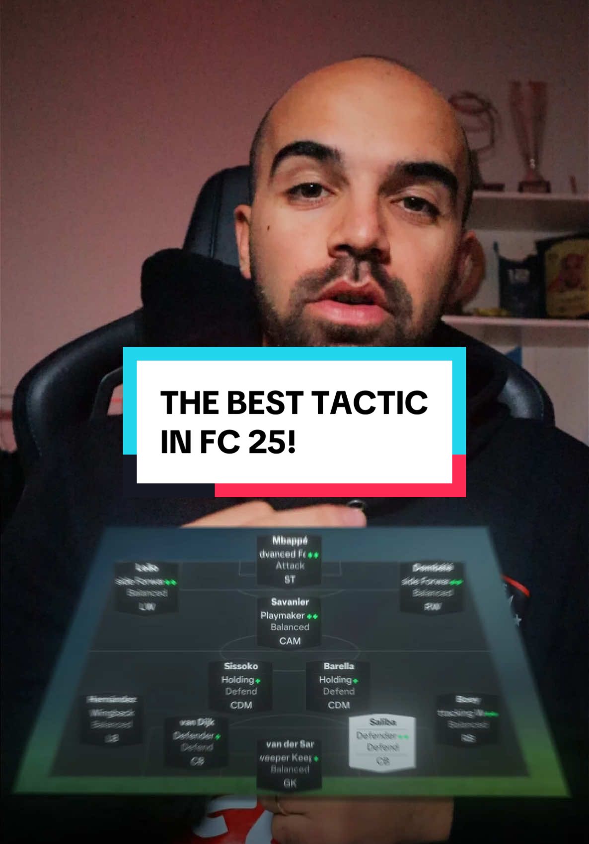 The BEST Tactic in FC25 ⤵️ Struggling to defend? Want to crush your opponents with deadly counterattacks? This 4213 tactic is a game-changer! Here’s the setup: Build-Up Play: Balanced Defensive Approach: High Don’t forget to set your player instructions too! 👉 Code: m#AFB76uwE6 Try it out and let me know how it works for you! 👇 @Tuga810 | FIFA Player 