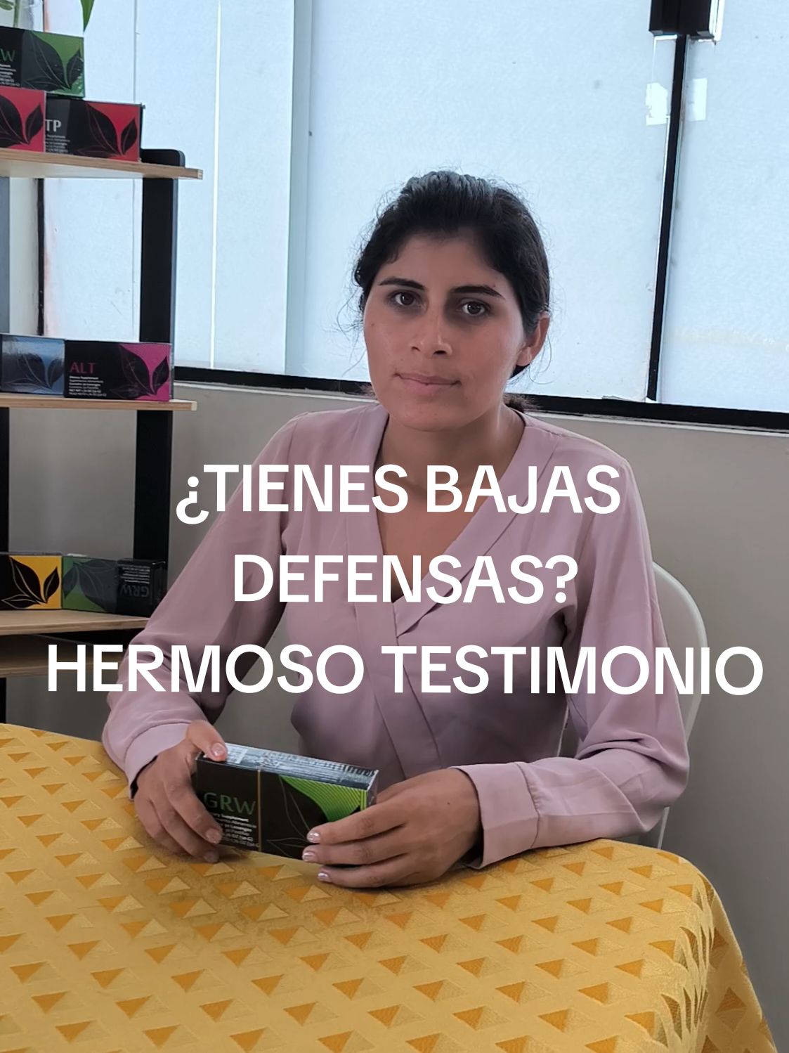 TIENES LAS DEFENSAS BAJAS.  HERMOSO TESTIMONIO.  CON LOS MARAVILLOSOS SUPLEMENTOS NUTRICIONALES DE APLGO. GRW, SUPLEMENTA EL SISTEMA INMUNOLÓGICO.#natural #aplgo_official #sistemainmunologico 