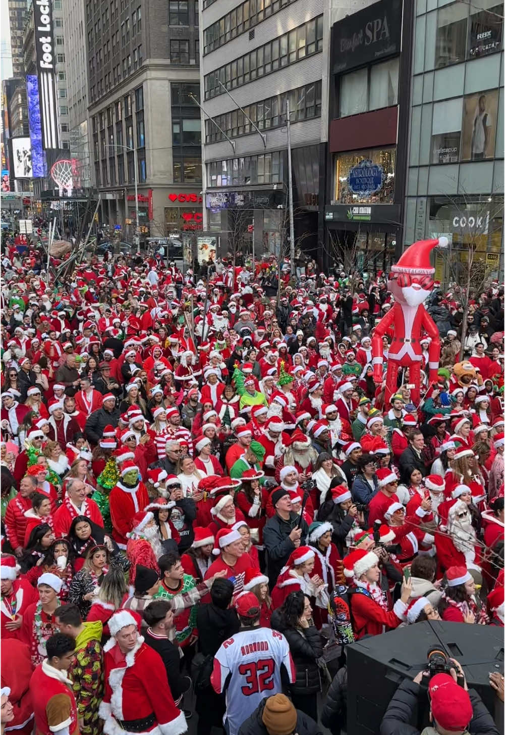 SantaCon is today. You’ve been warned. #nyc #santacon