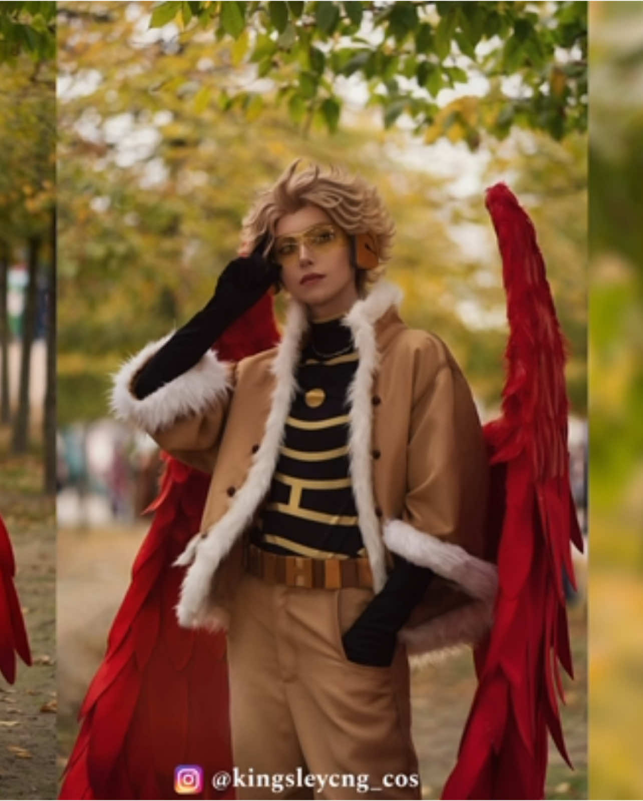 i was sent a cosplay from CDawgVA a while ago to fix it! i set myself a really big challenge but i think it paid off! i ofcourse left everything to the last moment as i was too busy to start any earlier and managed to finish everything in less than a week! im so glad for this opportunity ☺️ full video is on his youtube #hawks #cdawgva #cosplay #hawkscosplay #myheroacademiacosplay 