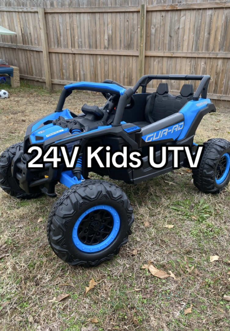 Less than 200 left of the blue on the kids 24v UTV! #rideoncar #kidsutv #powerwheels #kidscar #toy #TikTokShop #tiktokshopholidayhaul 