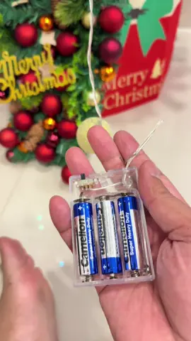 DIY Christmas light. 