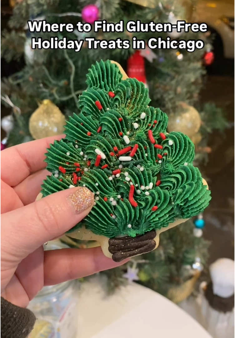 it’s almost Christmas time! 🎄 if you don’t bake or don’t have time to bake for the holidays, here are some gluten-free treats you can get in and around Chicago! any with * have dairy free options and ** have vegan options 🎁  @inostacos1976 - holiday cookie kits* Parkside Meal Prep - pies and meals** Gluten Free Gems by Em - variety of festive cookies  @rawdeserts_sweetcalibri - individual and full cakes** @Vaca’s Vegan Creamery - various treats and ice cream pints** @Defloured | Gluten-Free Bakery - tons of desserts + options for Hanukkah** @Mindful Baking Café - pies & hot food** @Sweet Ali's GF Bakery - holiday cookie boxes including options for Hanukkah  @Swedish Girl Bakery - lots of dessert options, also nut free** Dalton’s Cakes - cakes & more* @Eye Candy Bake Shop - cookie kits and other desserts** @Tama Chicago - burnt basque cheesecake hope you find some yummy treats from this list! let me know if I’m missing anything ❤️💚 #chicago #chicagoil #chicagoillinois #chicagofood #chicagofoodie #glutenfreechicago #chicagoglutenfree #glutenfree #glutenfreetravel #glutenfreeholidays #glutenfreechristmas 