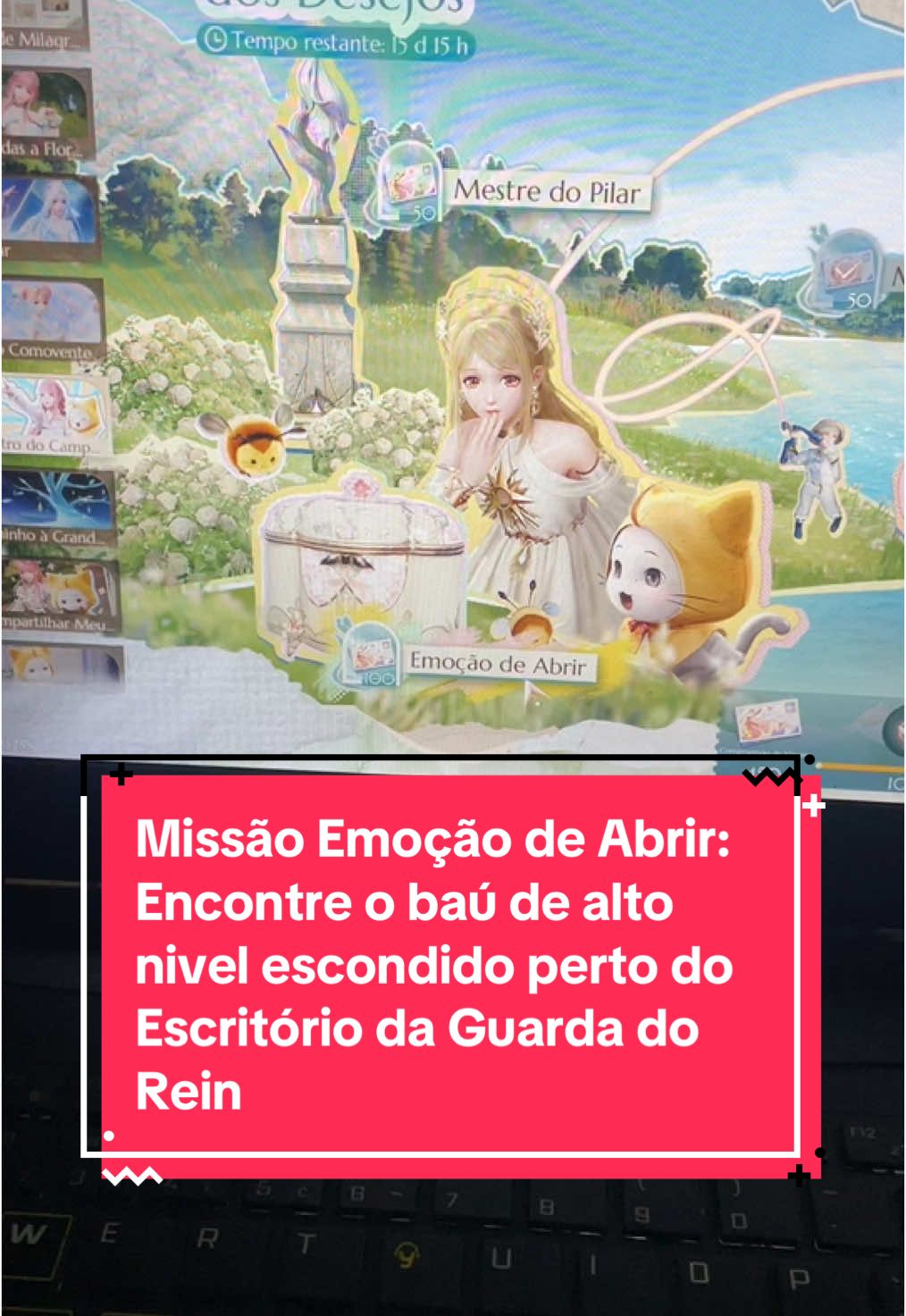 Missão Emoção de Abrir: Encontre o baú de alto nivel escondido perto do Escritório da Guarda do Reino. Onde está bau proximo Guarda do rei Infinity Nikki  Veja>>>>>  @𝐒𝐚𝐛𝐫𝐢𝐧𝐚 𝐌𝐢𝐜𝐡𝐢  @𝐒𝐚𝐛𝐫𝐢𝐧𝐚 𝐌𝐢𝐜𝐡𝐢  #infinitynikki #girls #gamegirl #fyp #fy #fyy 