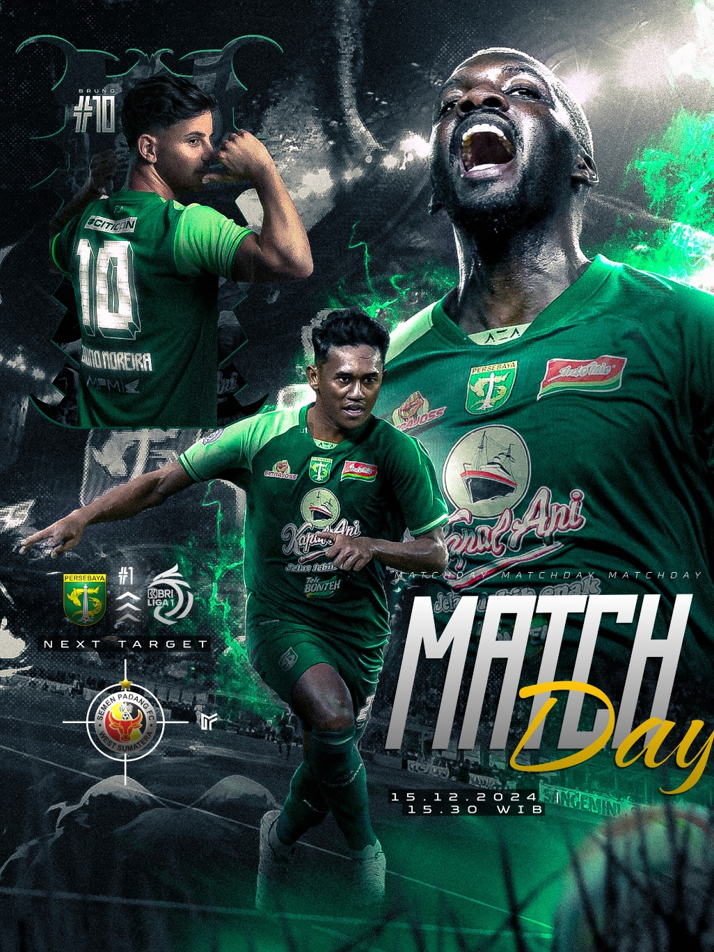 Matchday 🐊 | Persebaya Vs Semen Padang | 15.12.24 | 15.30 WIB | Std Hj Agus Salim #Persebaya #SemenPadang #1927 #Greennord27 #Liga1 #Fyp #fypシ゚ #4u 