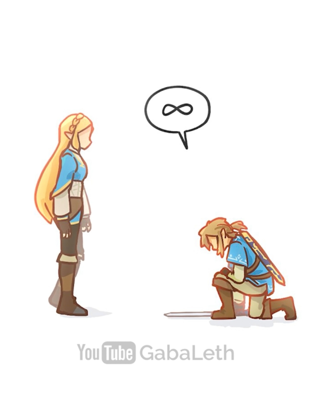 Zelink: By your side #zelda #zelink  Comic by RachelFC Zelda voiced by Haley Hylia