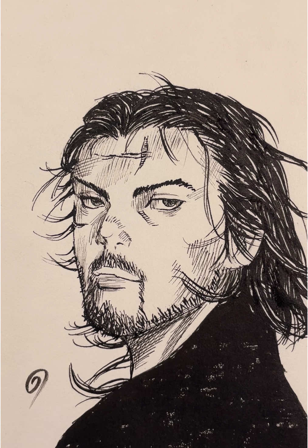 Miyamoto Musashi 🙏 #drawing #artist #art #vagabond #musashimiyamoto #ink 