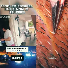 TODDLER ESCAPES WHILE MOM IS ASLEEP!!!#baby #police #foryou #tiktok