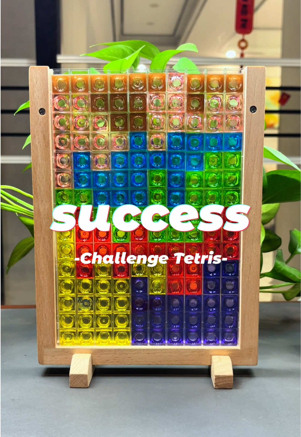 Playing Tetris this way is really stress-relieving#toys #tetris #asmr #block #puzzle 