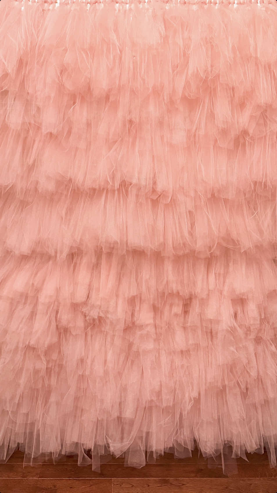 Soft, dreamy & oh so beautiful ✨ pack this custom tulle backdrop with me!  #ohmyfringe #fringebackdrop #fringe #etsy #handmade #partydecor #custom #custombackdrop #party #backdrop #tulle #blush #blushtulle #tullewall #tuledecor #whimsical #birthday #bdaydecor #birthdaydecor #bdaybackdrop #firstbday #bridalshower #babyshower #ordertoday