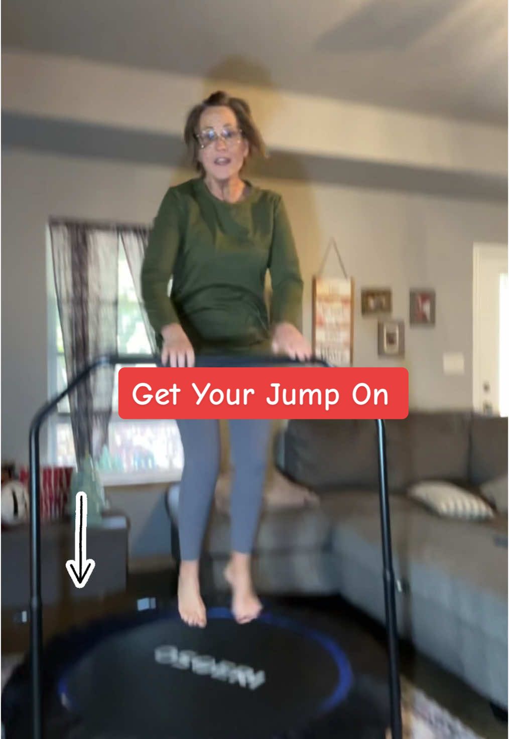 Your new favorite playground with this 48 inch rebound trampoline. You can use it for your kids to get rid of energy on those rainy days or you can use it as an exercise equipment easy impact easy to set up and easy to store. #@osoeri.us #trampoline #excericse #fitnees #energy #jumping #fitnessgoals #toptierdecember #tiktokshopholidayhaul #mademyyear #newyearnewaura 