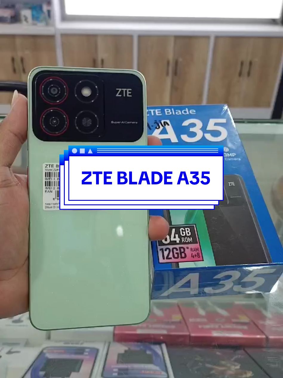 ZTE BLADE A35 RAM 4+8/64 GB, MENYALA🔥 #ztebladea35 #zte #fypシ゚ 