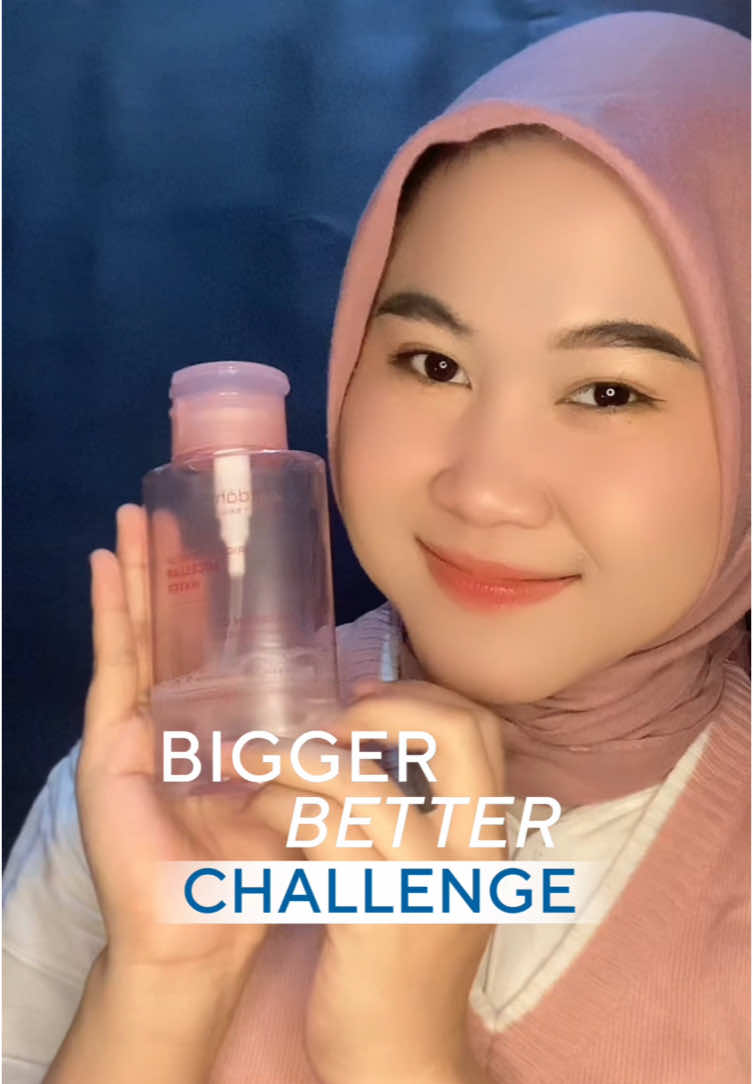 cocok banget ini Wardah, micellar waternya Bigger & Better💗 #WardahBiggerBetterChallenge #WardahMicellarWater #WExpertLoop  @Wardah Beauty Official 