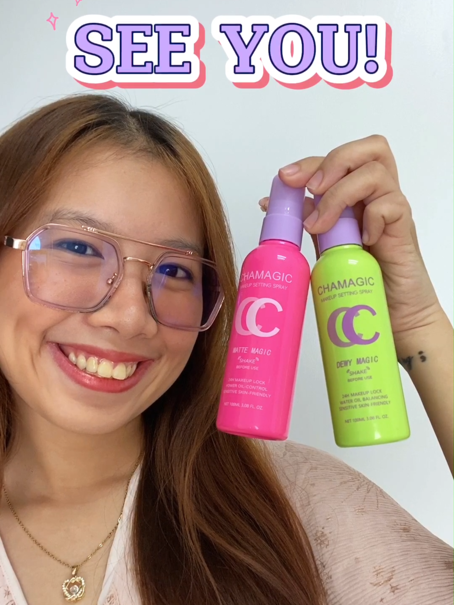 It's time to upgrade your makeup game with Chamagic PH's Setting Spray this Payday Sale! Our setting spray is a game-changer - lasts all day, no transfer, no smudging. Tune into our live event for incredible discounts on DECEMBER 15, 2024 from 8 AM - 12 MN! SEE YOU! #ChamagicPH #Chamagic #SettingSpray #24hourMakeupLock #MatteFinish #DewyFinish #DewyFinishSettingSpray #MatteFinishSettingSpray