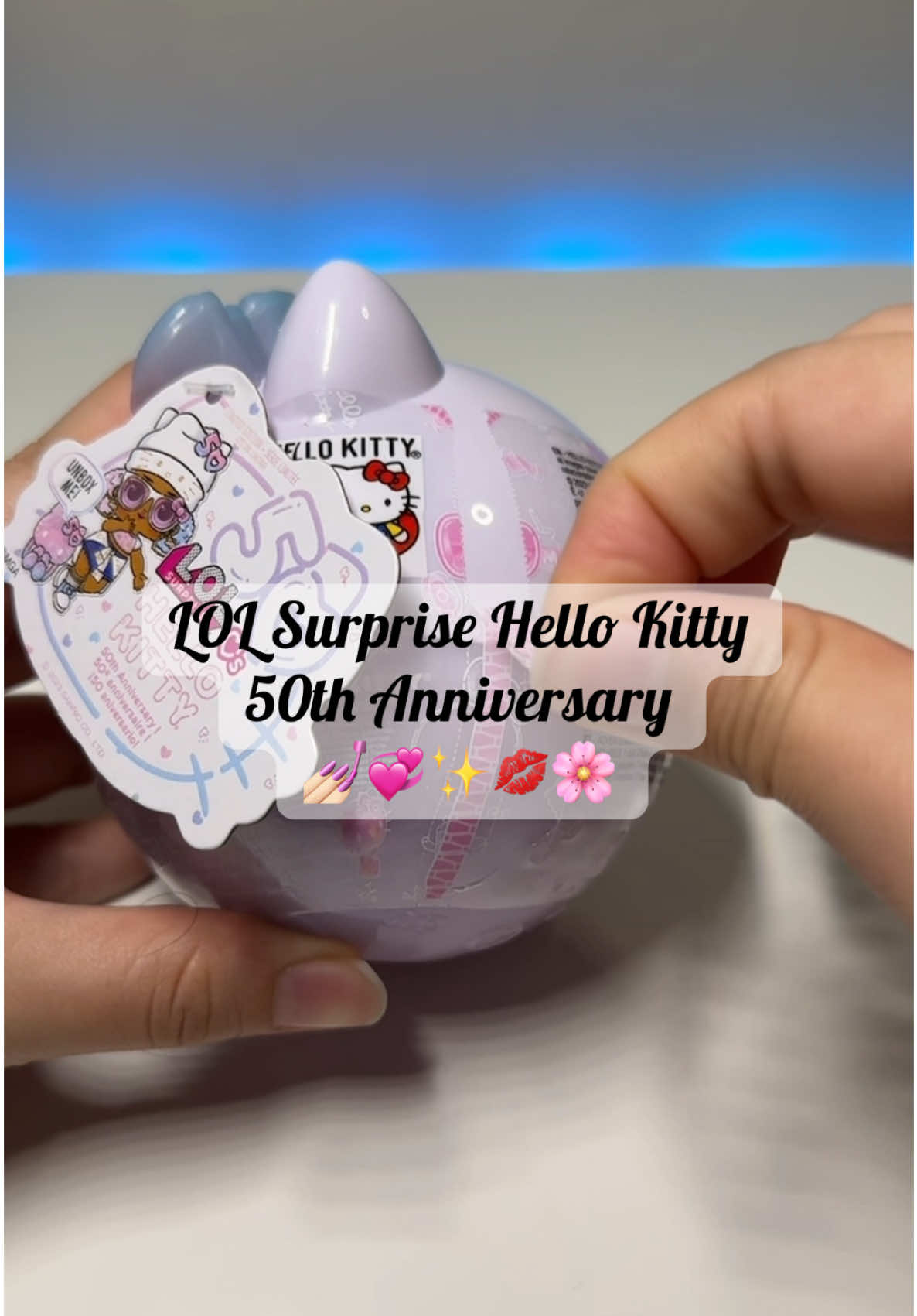 Lol Surprise Hello Kitty 50th Anniversary Doll 💞✨🌸💅🏻 #hellokitty #loldolls #lolsurprise #lolsurprisedolls #lolhellokitty50anniversary #creatorsearchinsights #cooltoys #asmrunboxing #asmrsounds #toys  