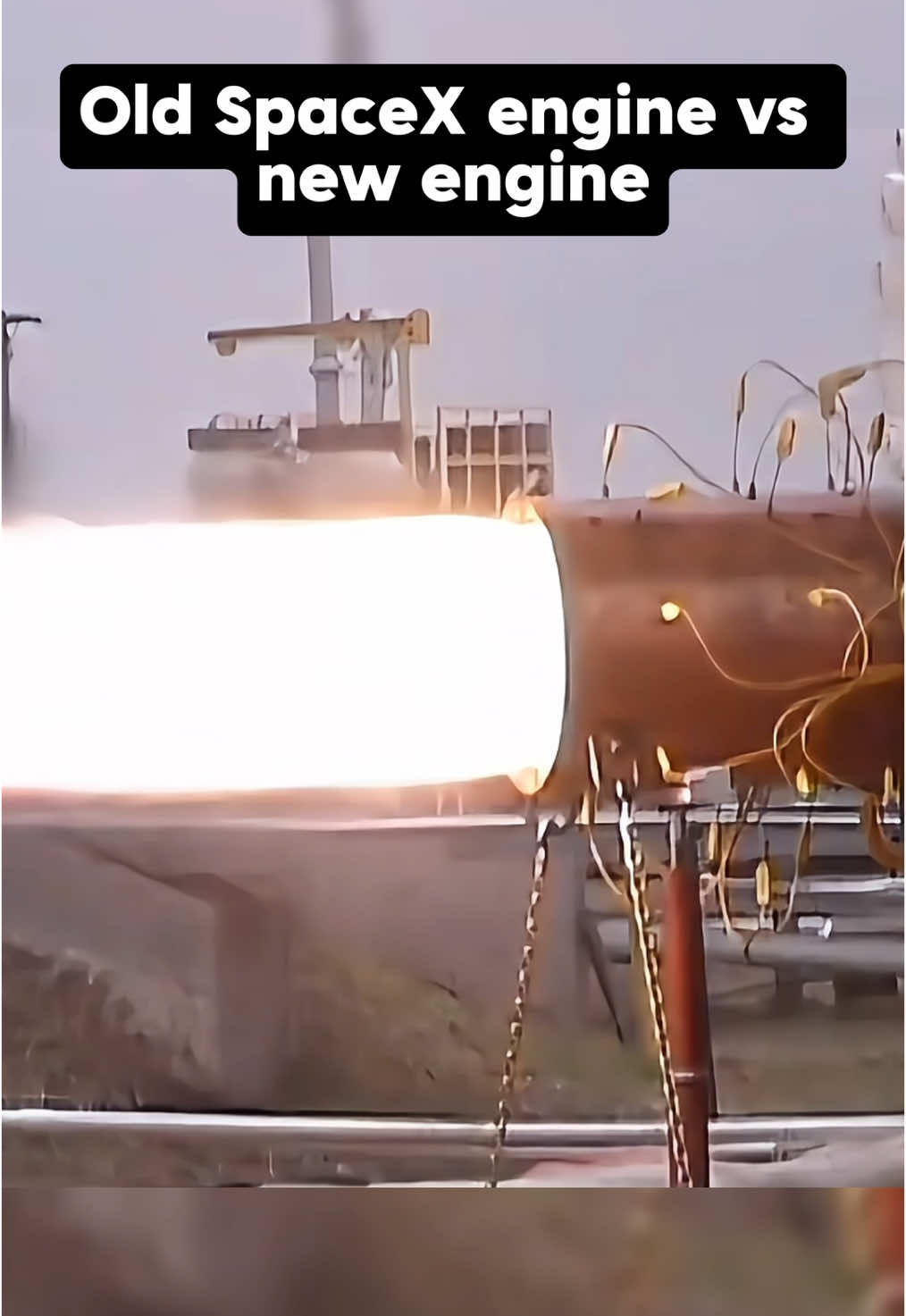 Old SpaceX engine vs new engine #spacex #starship #engine #elonmusk #foryou #fyp #viral 