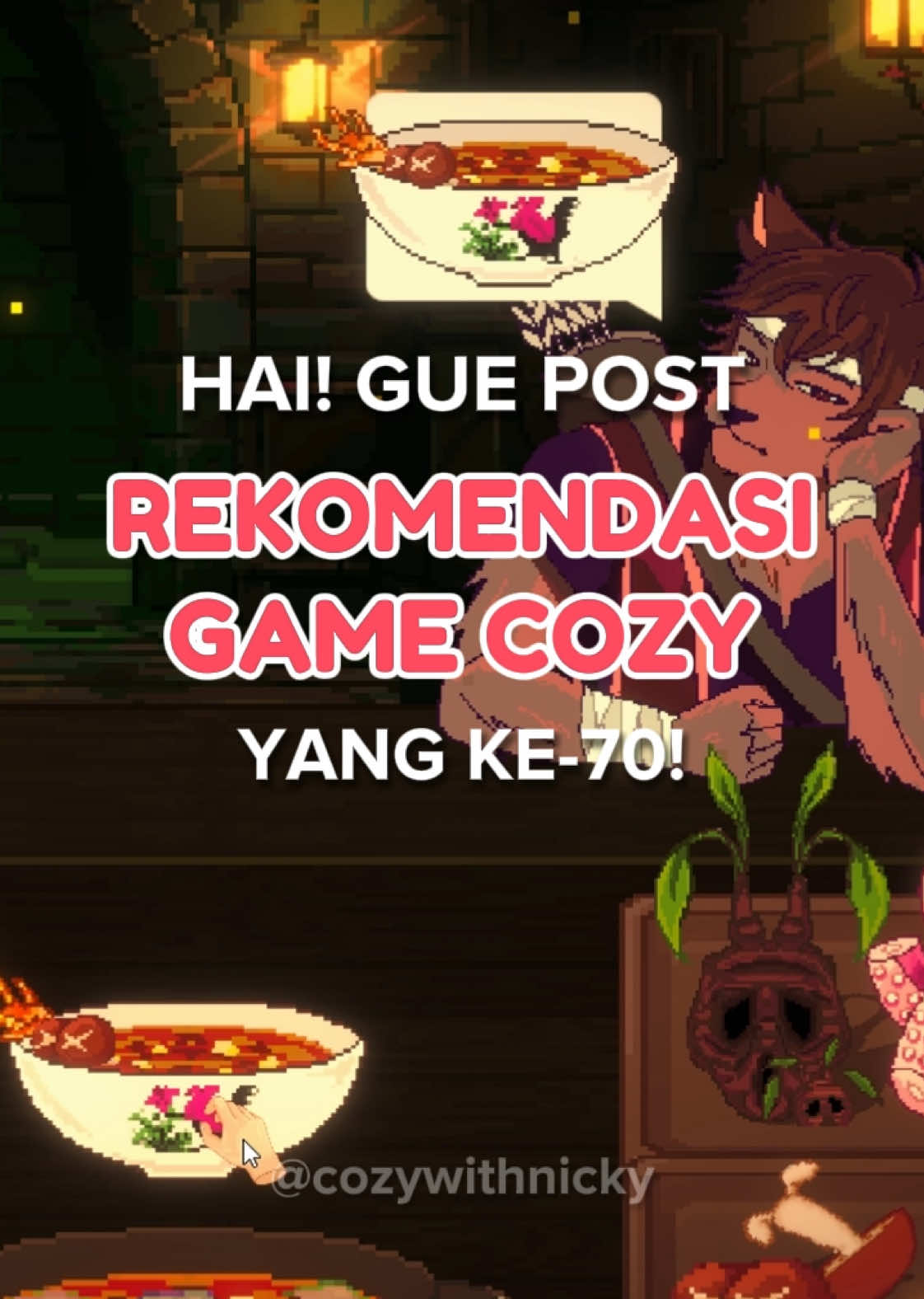 Siapa sangka bisa jualan seblak di dungeon?!🍲🌶️ 🍲 Game: Dungeon Seblak (Dungeon Hotpot) 💻 Steam (PC) #dungeonseblak #dungeonhotpot #cozygamergirl #cozygames #cozygameindonesia #indiegames #GamerGirl #cozygaming #relaxinggames #pcgames #casualgames #wholesome