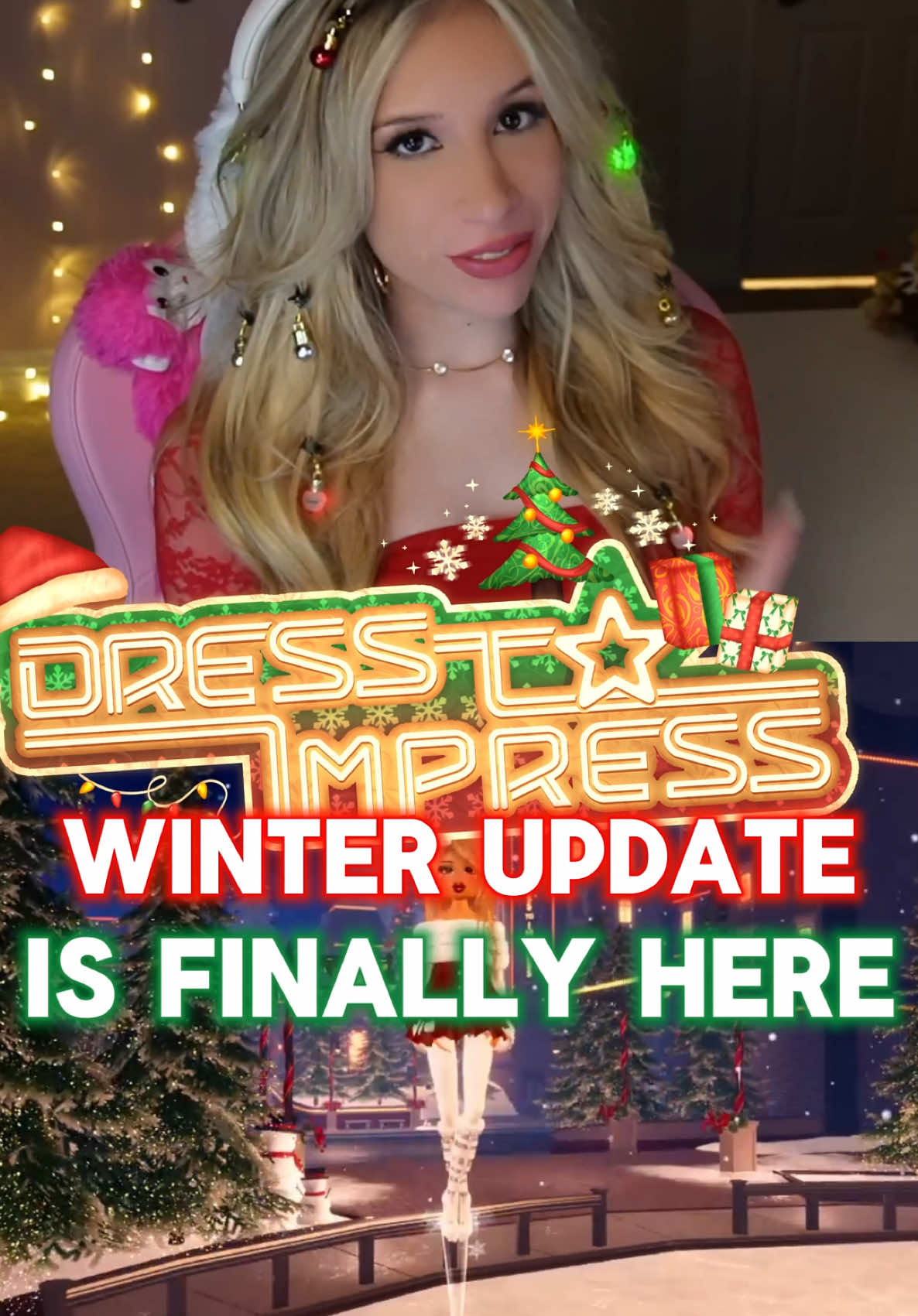 Tag a FRIEND YOU WANT TO PLAY THE NEW DRESS TO IMPRESS WINTER UPDATE WITH!! 🎄💚❤️