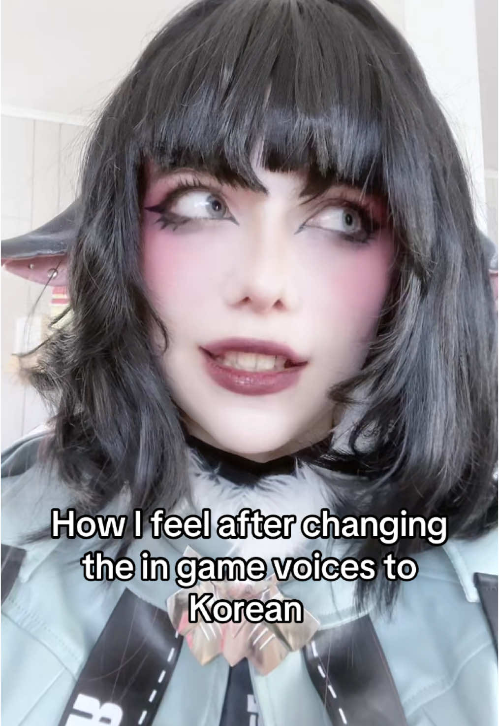 Idk i like the choices for voice actors more somtimes #viral #fyp #cosplay #cosplayer #cosplaytiktok #trend #zzz #zzzcosplay #zenlesszonezerocosplay #zenlesszonezero #janedoe #janedoecosplay 