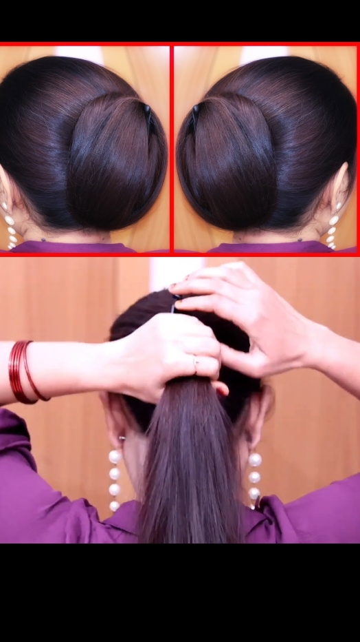 Best Easy & simple bun hairstyle for long hair#hairstyle #longhairstyles #amazinghairstyle #viralhairstyle #viralforyou #viraltiktok #growthtiktok #growth #fyppppppppppppppppppppppp #like #viraltiktokvideo #5minthairstyle #fyp #followers➕ #foru 