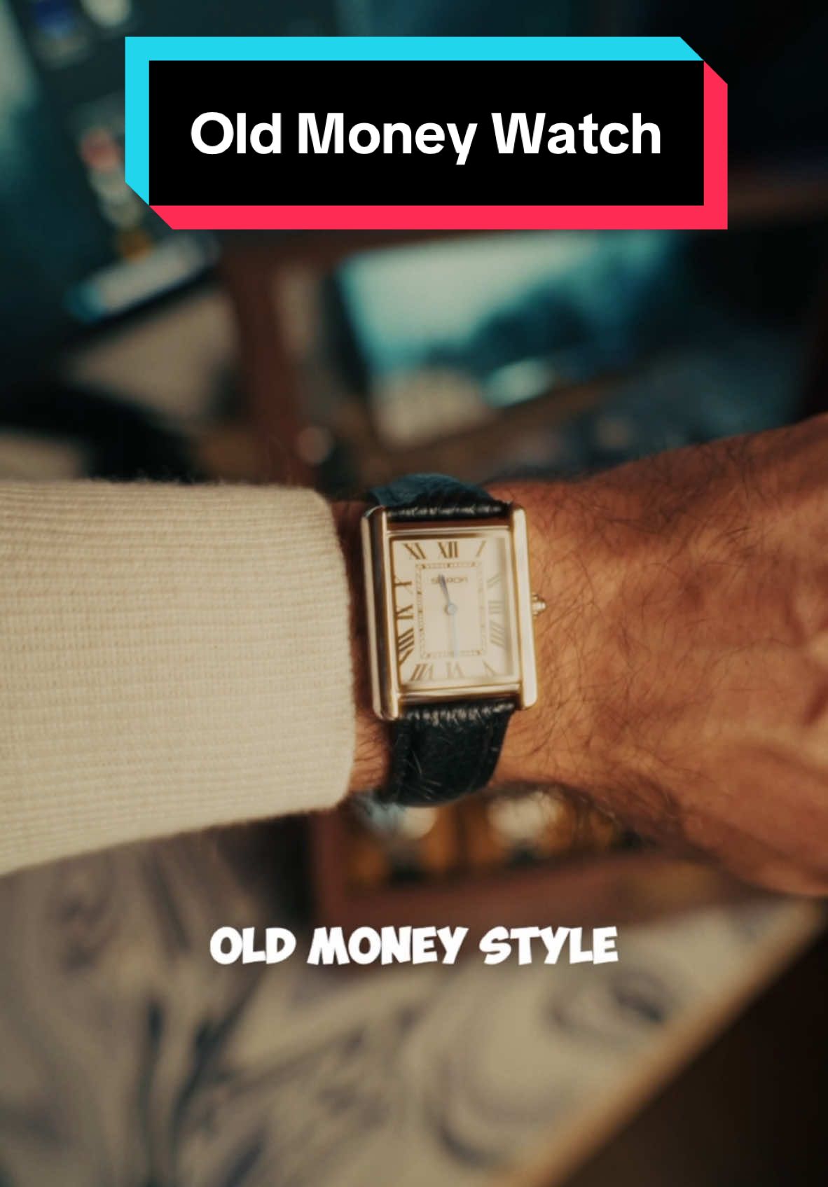 How is it so cheap?! The Sanda tank is one of my new favorites! Get it right here on tiktok 😍 #watchtok #watches #luxurywatches #oldmoneyaesthetic #fashion #oldmoney 