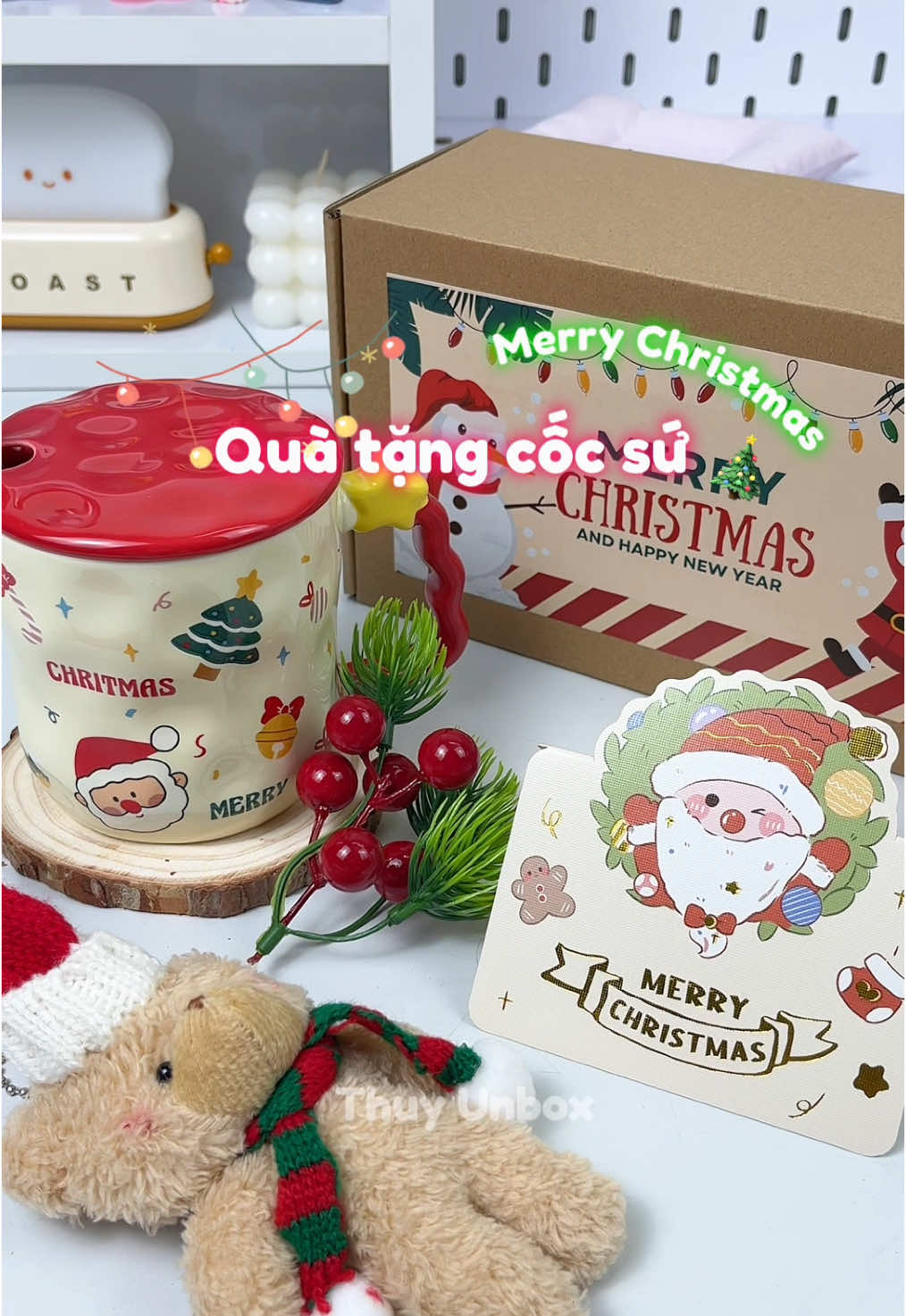 Set quà tặng cốc sứ Giáng Sinh #quatangcocsu #quatangnoel #quatanggiangsinh #quatangnguoiyeu #merrychristmas 