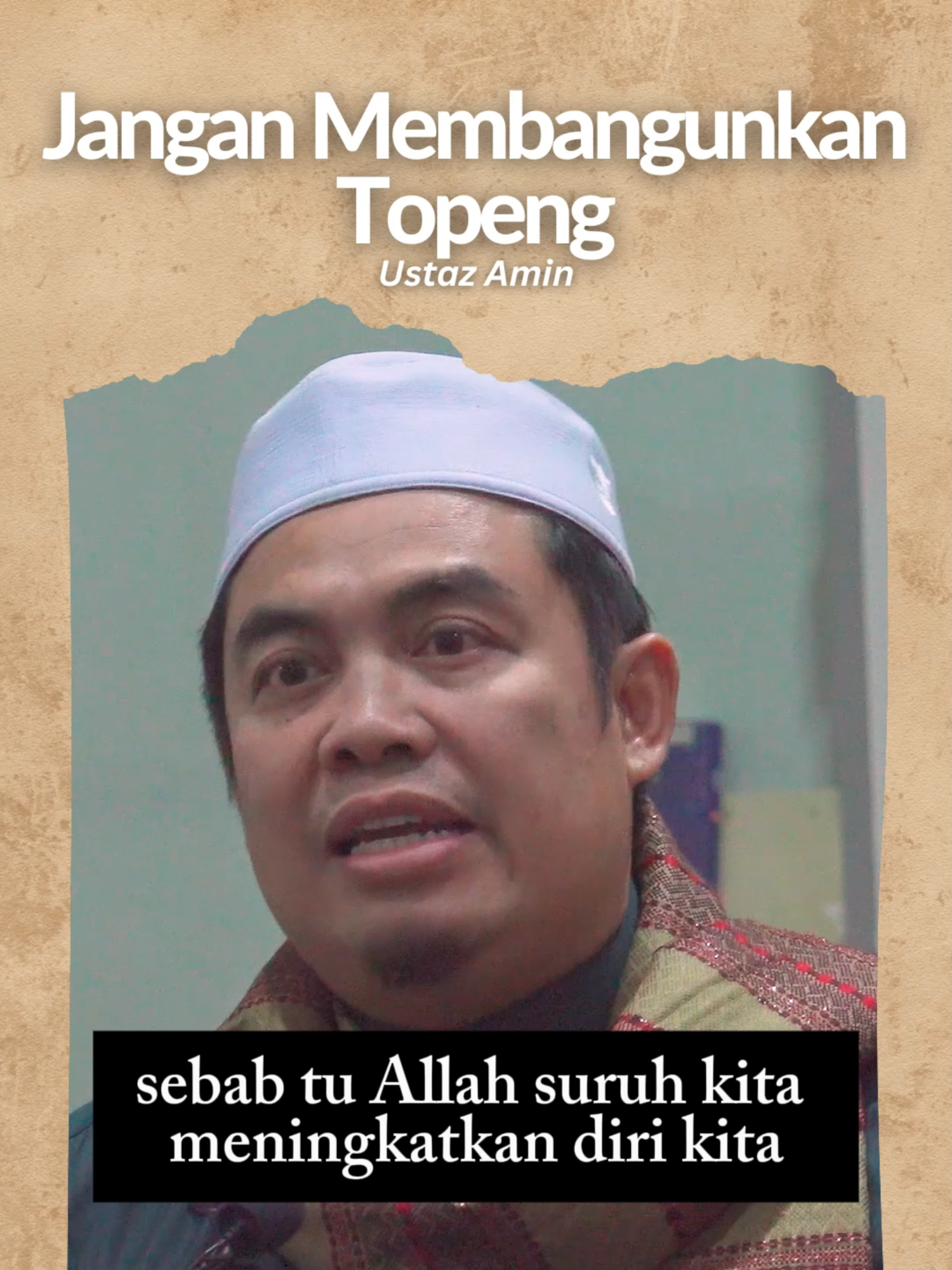 Jangan Membangunkan Topeng - Ustaz Amin #ustazamin #melayu #sejarahmelayu #sejarah #sejarahislam