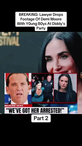 BREAKING: Lawyer Drops Footage Of Demi Moore With Y0ung B0ys At Diddy’s Party #fyp #news #show #talk #breakingnews #viralvideo #trending #hollywood #diddy #seancombs #lawyer 