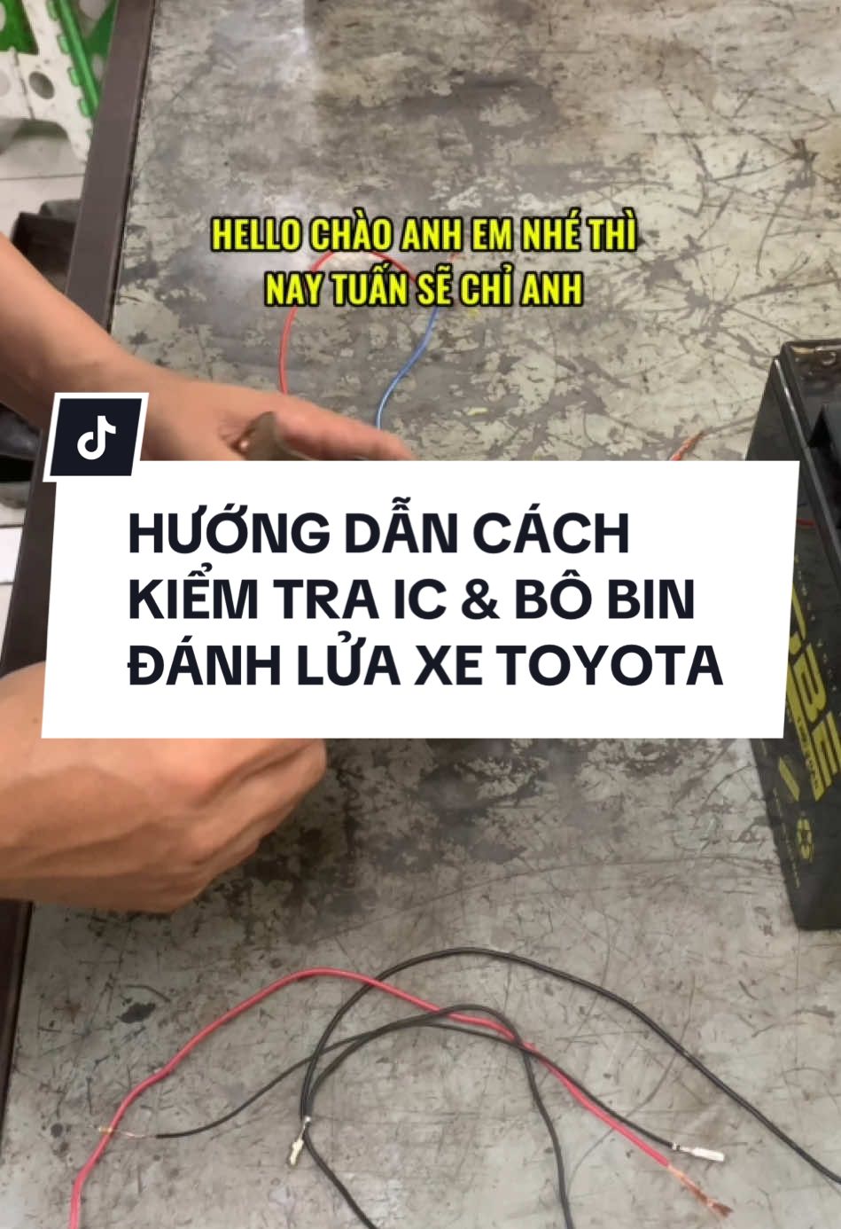 Hướng dẫn chi tiết cách kiểm tra IC và Bô bin đánh lửa xe Toyota đời củ. #toyotabienhoa 