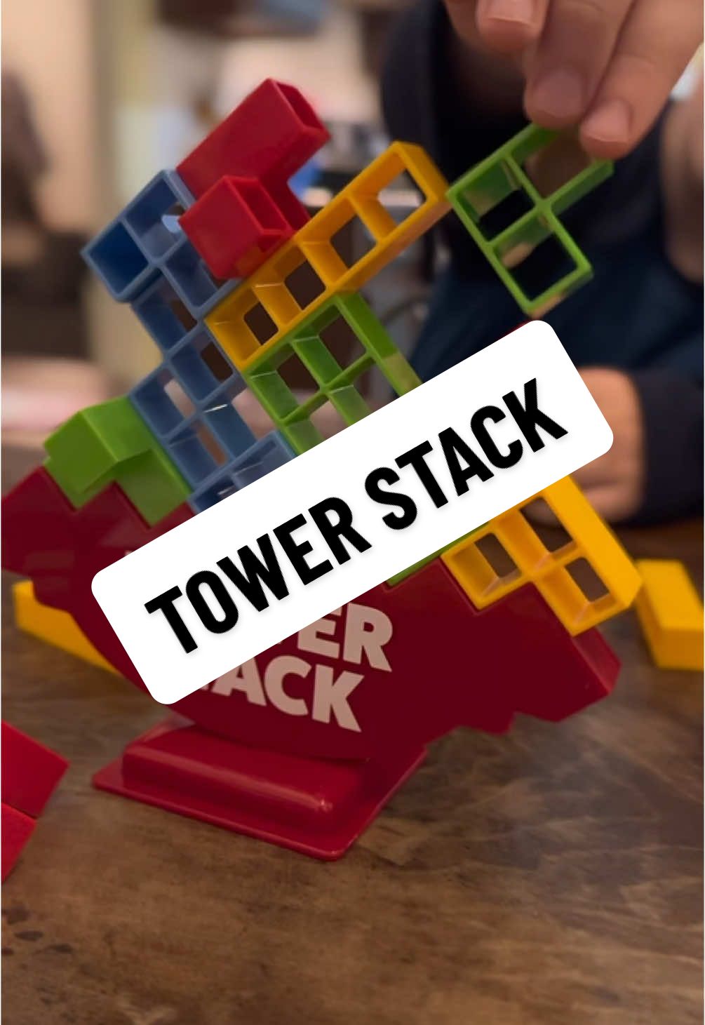 This family game is fun for all ages. Yes, my kids beat me 😅🤪 #familygames #familygamenight #towerstack #whatdoyoumeme #TikTokShop #tiktokshopfinds 