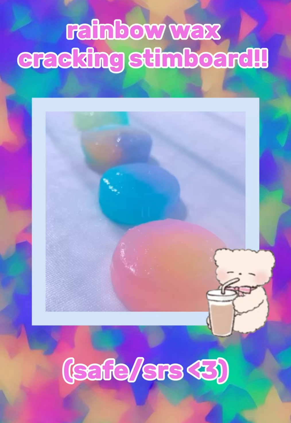 kid core edition🥳🩷🧡💙💛💚❤️#stimboard #tallulahriver #slime #asmr #claycracking #waxcracking #pretty #cute #aesthetic #satisfying #tingles #stimulation #stimming #adhd #relax #relaxing #cozy #comfort #kidcore #scene #scenecore #scenekid #2000s #weirdcore #foryoupage #fyp 