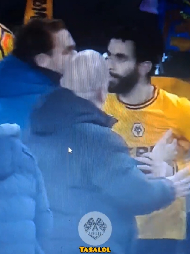 Rayan Ait Nouri's quarrel after the end of the match between Wolves and Ipswich Town #france🇫🇷 #dzpower #wolves #PremierLeague 