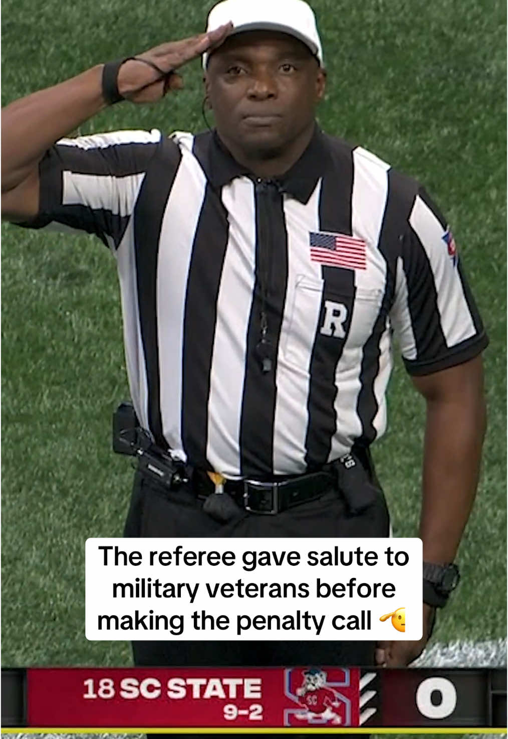 #salute #cfb #referee 