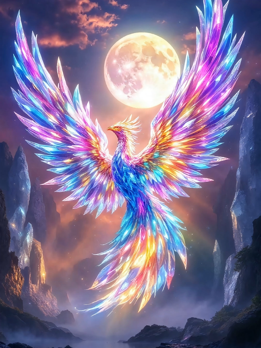 The crystal Phoenix