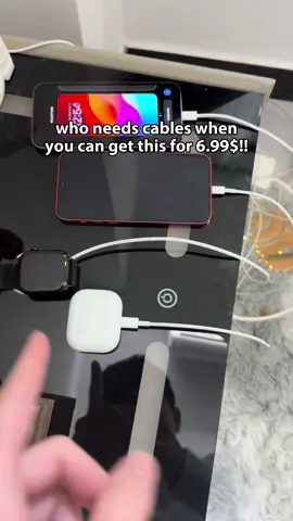 Keep ur table organized!! #charger #wireless #cable #cordless #christmas 