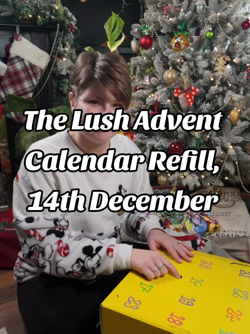 Today door was hidding another @LUSH exclusive!!!  This is door number Fourteen of The Lush Advent Calendar Refill 😌✨🎁✨ #lush #lushchristmas #lushcosmetics #lushuk #lushcomunity #scentoftheday #lushexclusive #lushaddict  #lush_disney_wife_13 #bringitback #lushlimitededition #bathtok #bathboard #supermilk #lushbathbombs #lushkitchenbox #lushkitchen  #lushfreshandflowers  #freshandflowers #thebombvsthebath #lushretro #lushdiscon #lushtok #lushie  #bathbomb #bubbles #bubblebar #showergel #candle #lushmelt #waxmelt #soap #luxurysoap #bodyscrub #bodybutter #bodylotion #showerjelly #bathtok #nopalmoil #showerbomb #vegan #crueltyfree #bath #shower #freshisbest #fresh #handmade #beauty #BeautyTok #beautytips #SelfCare #selflove #bubbles #bubblebath #cosmetics #fragrances #scent #Love #bathtime #gift #perfume #bodyspray #lushgiantbathbomb #scentmemory #shower #showerthoughts #passion #Love #hobby #bathcocktail #lushcocktail  #skincare #smellsgood #bubbles #bathformentalhealth #bathart #art  #sweet #citrus #floral #spicy #warming #review #obsessed #demo #foryou #trending #viral #viraltiktok #viralvideo #fyp #fypp #howto #opps #unboxing #christmas #bermonths #fyppppppppppppppppppppppp  #howtouse #howtotiktok #4u #fun #enjoy #haultok  #snowfairy #intergalactic #shootforthestars #yognog #sleepybear #christmasuk #xmas #lushsnowfairy  #merrychristmas #christmastiktok #christmastime #cosmetics #new #honestreiew #lushsuperfan  #bathtok #lushproductreview #bubblebath #lushreview #layering #bathboard #unboxing #advent #calendar  #adventcalendaropening  #christmascountdown  #adventcalender #december #lushadventcalender #DecemberTreats #hellodecember #lushadventcalendaropening  #fragrance   #whatimwearing #Vlogmas #christmastiktok #12daysofchristmas #Day14 #christmaskisses 