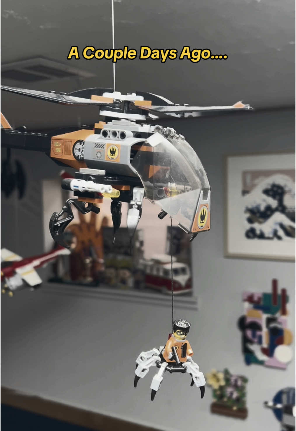 HEY! A helicopter fell from the sky in the Lego City!🤯🚁 #lego #legocity #legocommercial #afol #legotiktok #legofunny #legocollector 