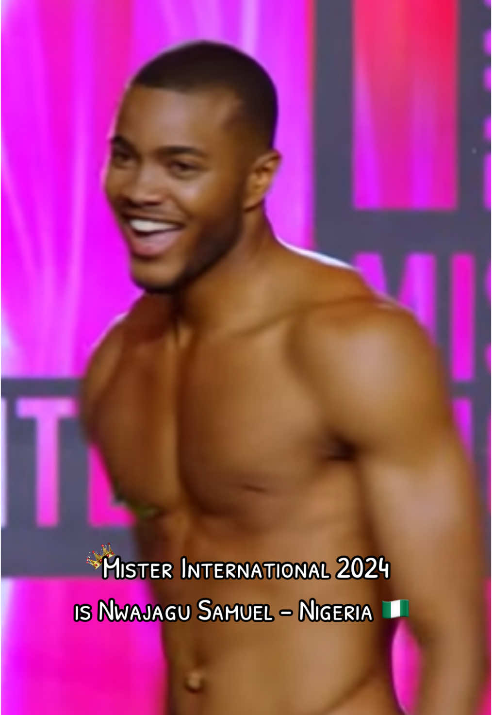 16th Mister International 2024 is Nwajagu Samuel from Nigeria 🇳🇬 (& Best in Swimwear) #misterinternational2024 #misterinternational #mrinternational #beautypageant #nigeria #thailand #vibes #winner #tiktok #foryou 