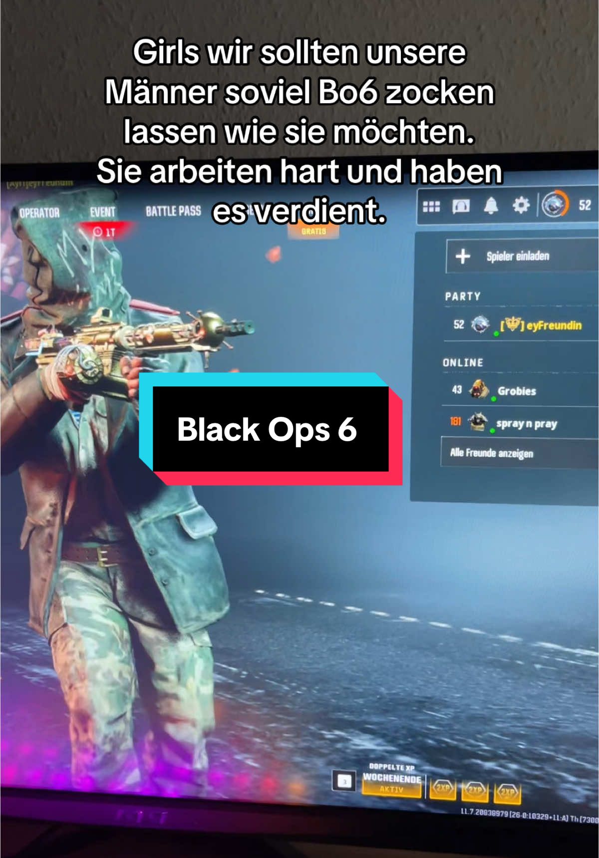 Zockt ihr Black Ops 6 ? 👀 #eyfreundin #gaming #bo6 #cod 