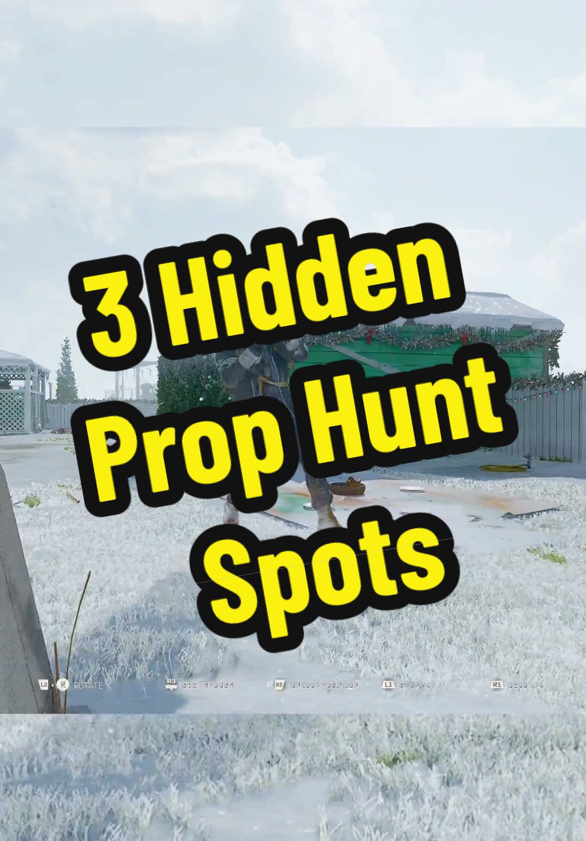 3 Hidden Prop Hunt Spots - Black Ops 6 #bo6 #blackops #blackops6 #prop #prophunt #warzone #cod #callofduty #hidden #spot #babylon #glitch #scud #nuketown #nuketownholiday 