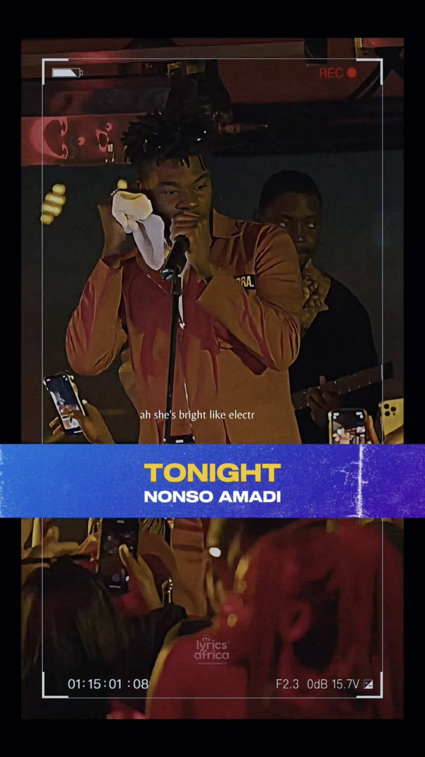 Nonso Amadi - Tonight (FL) #lyricsafrica #tonight #nonsoamadi #capcuttemplate #capcut #lyrics #naijalyrics #afrobeats #fyp #fypシ #foryoupage #newmusic #viral #foryou #xyzcba  #tiktoknigeria #tiktokafrica