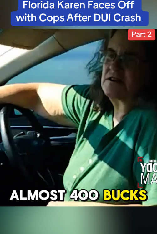 Florida Karen Faces Off with Cops After DUI Crash #cops #police #lawenforment #trafficstop #usa 