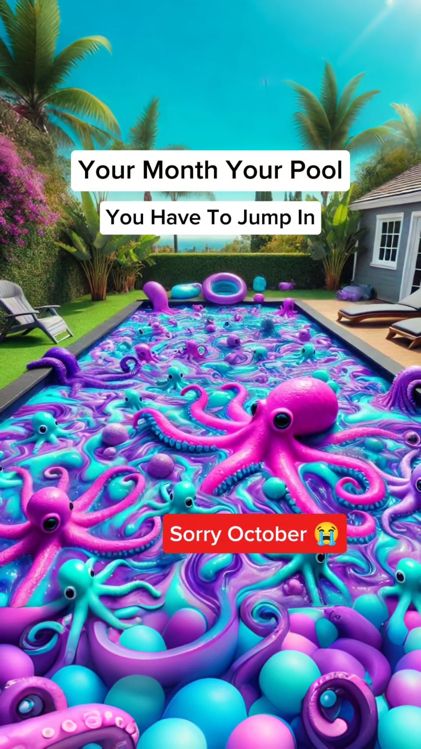 Your Month Your Pool #yourmonth #yourmonthyour #yourmonthyourthing #aiart #yourbirthmonth 
