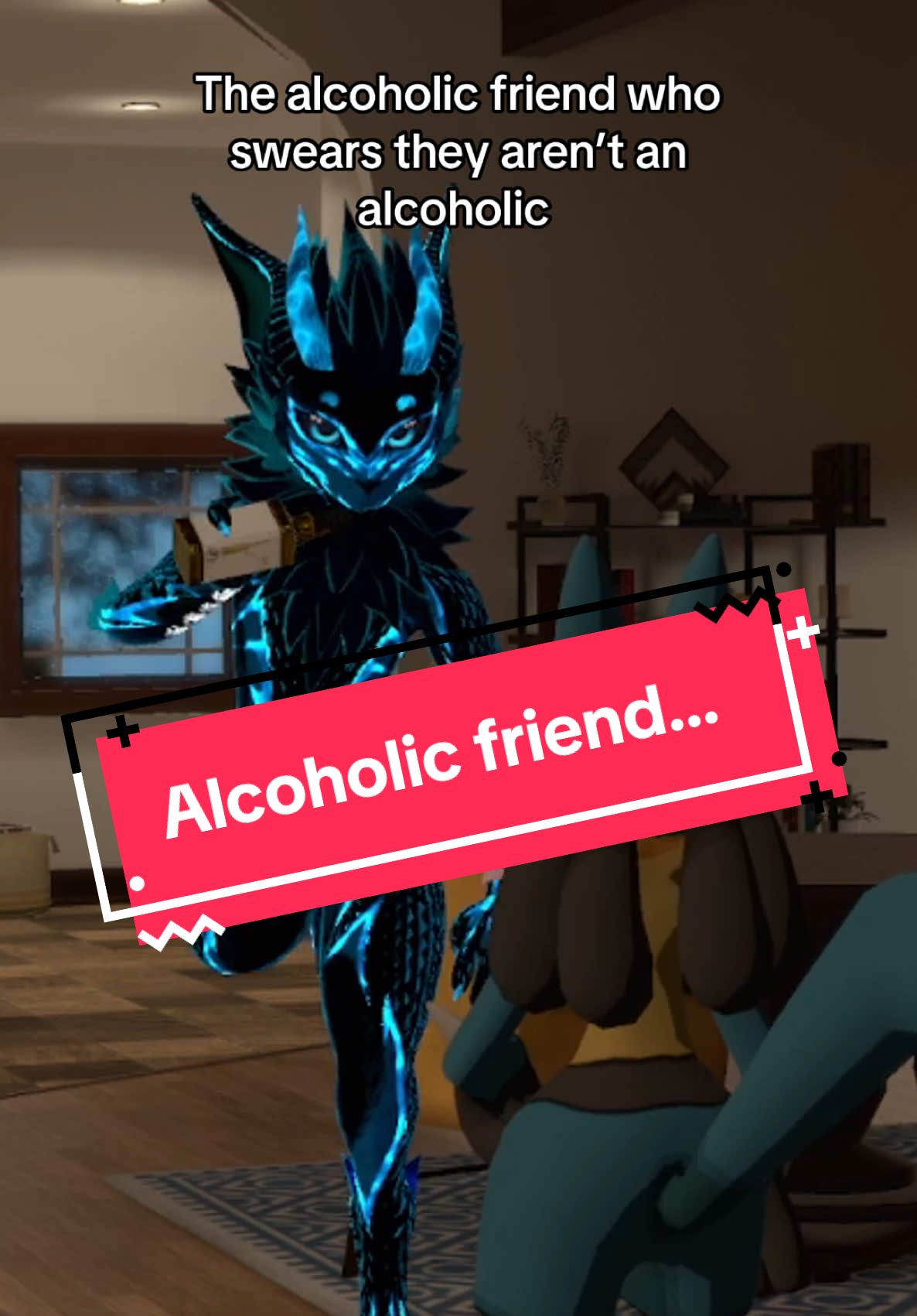 “I can wuit any time” yeah sure buddy ft. @That_Lucario #furry #vrchat #drunktok #amputee #fyp 