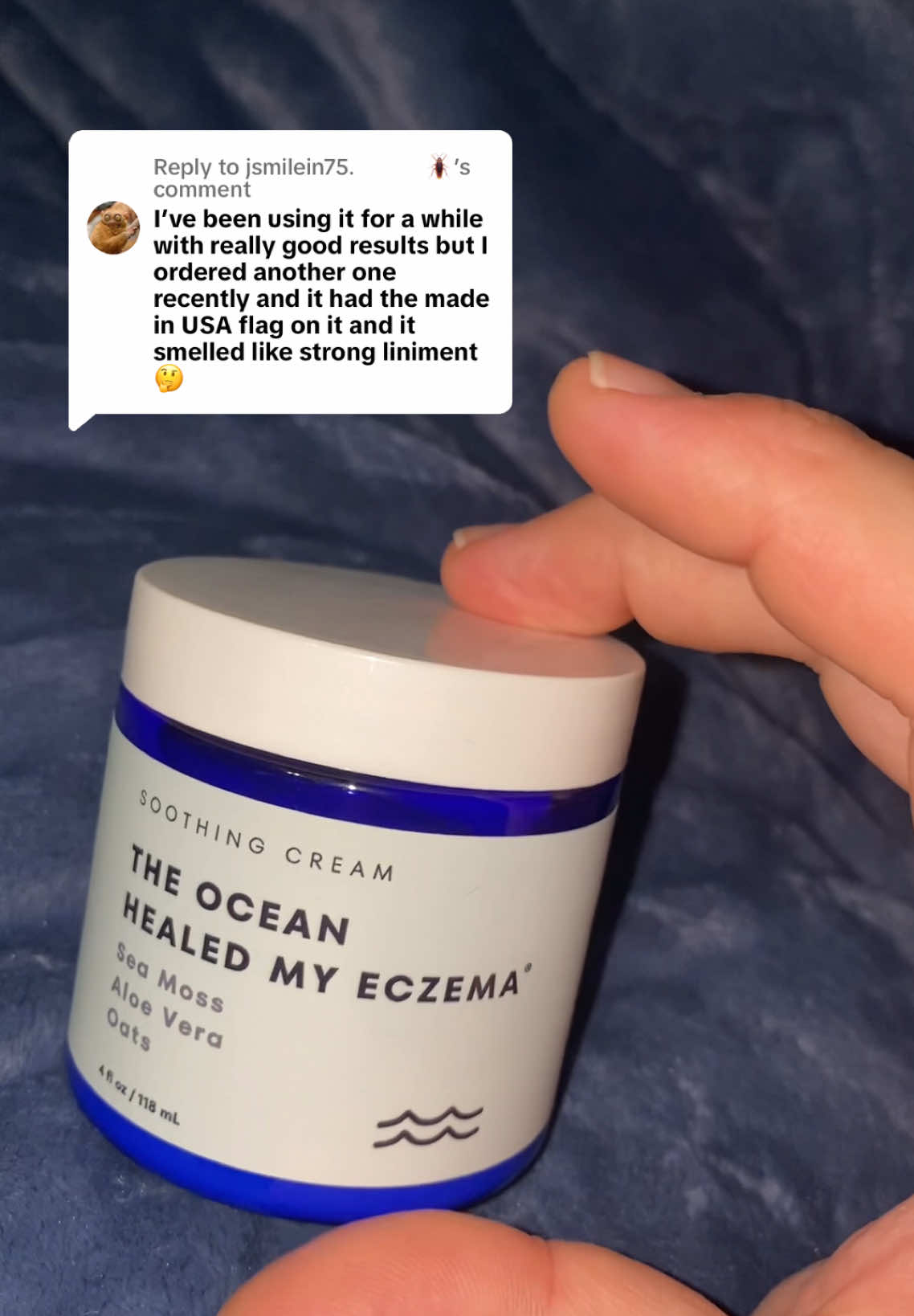 Replying to @jsmilein75.            🪳 The Ocean Healed My Eczema #seamoss #aloevera #oats #eczema #eczemaflareup #eczemaawareness #tiktokholidayhaul #holidayhaul #fyp #oceanhealedmyeczema #skin #healthyskin #skincare #skincareroutine #healthyskincare 