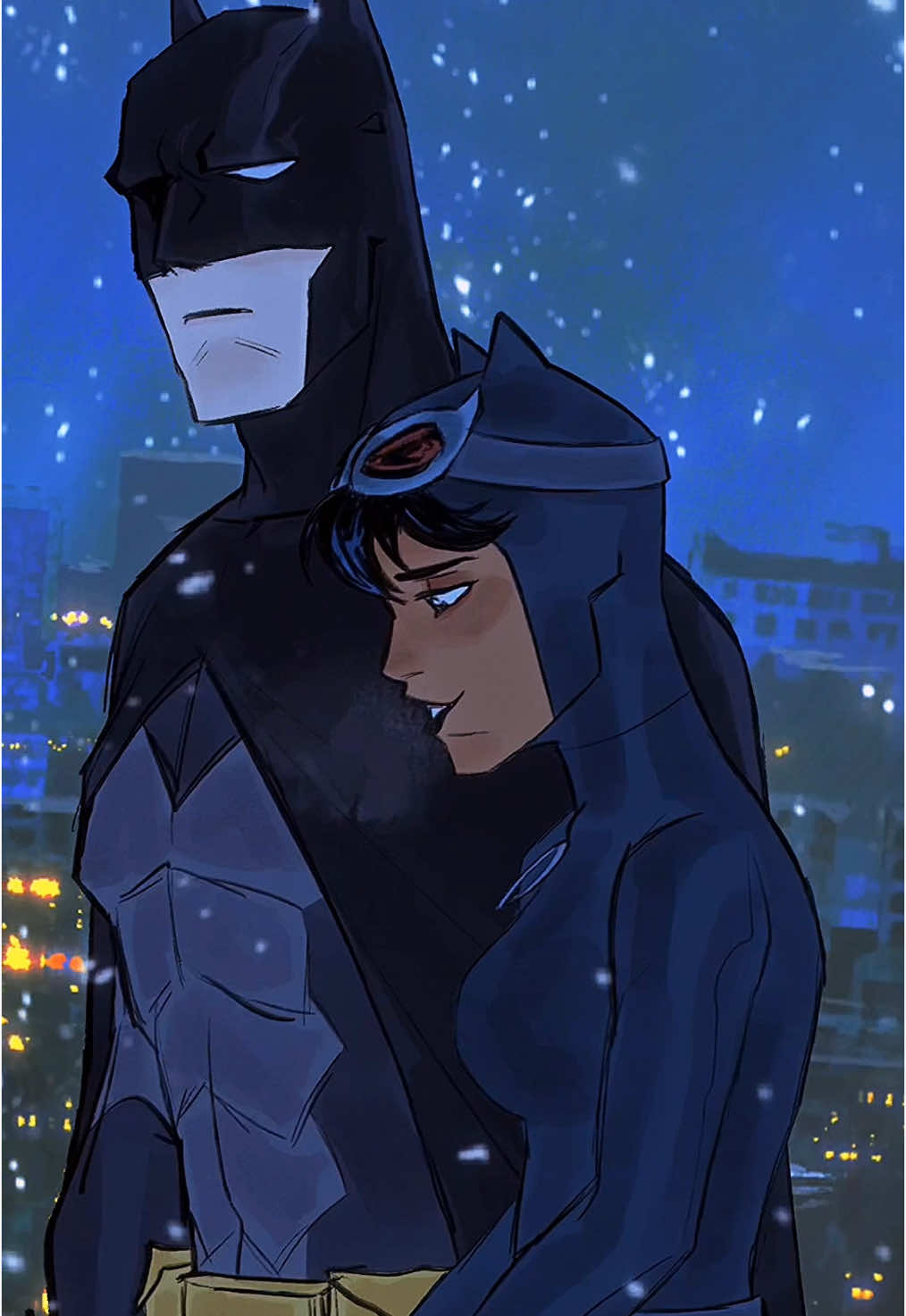 winter speculation from the bat & the cat #batman #catwoman  #dccomics #batcat #brucewayne #selinakyle #animatic