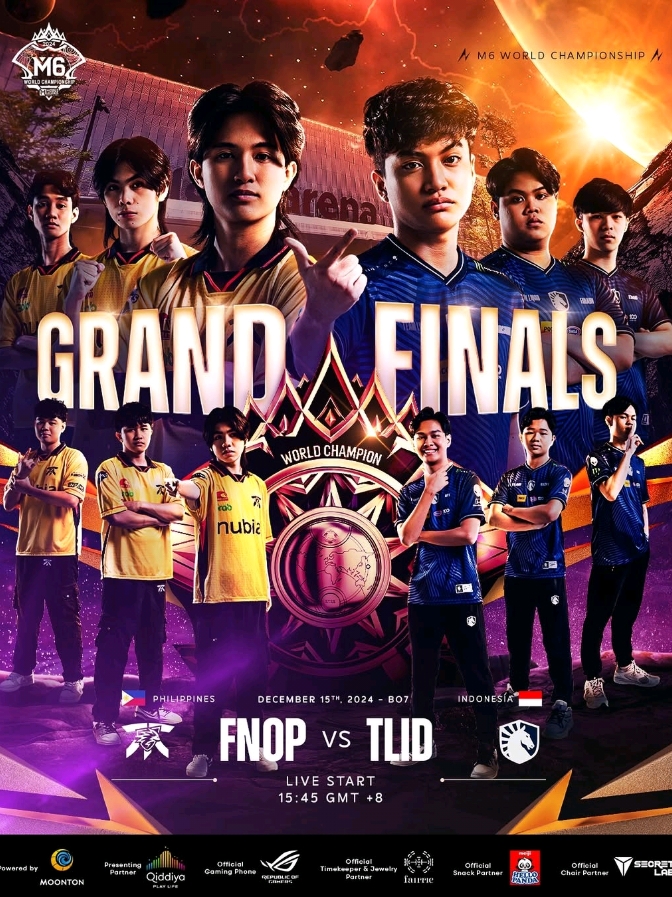 GRAND FINALS🔥 || semoga TLID bisa bawa pulang piala m6 ke indonesia🇲🇨 #teamliquidid #fnaticonicph #mobilelegends #m6worldchampionship 