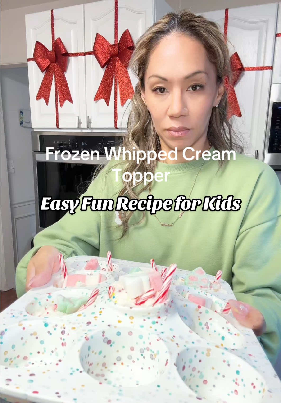 Another fun easy recipe for the kids, frozen whipped cream toppers are perfect for hot chocolate on a cold day #EasyRecipes #whippedcream #hotchocolate #recipesforkids #christmas #christmasrecipe #creatorsearchinsights 